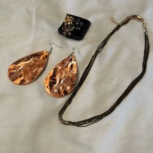 Yellow black and gold 3 piece set